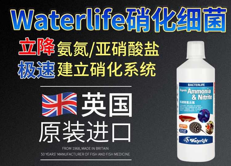 英国浓缩硝化细菌水 Bacterlife